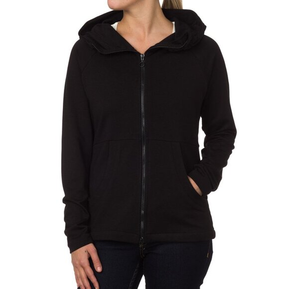 Kavu Odessa Top Hooded Full ip Long Sleeves Pockets Gorpcore Hiking Women Small - Picture 1 of 14